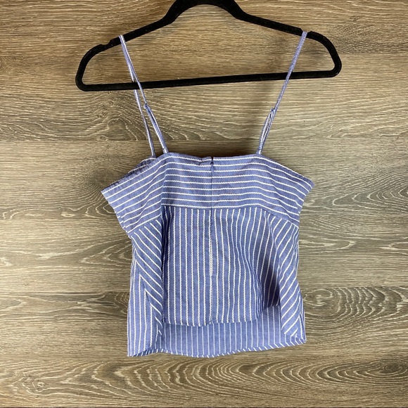 The Fifth Label Parcel Stripe tie front tank NWT - Picture 5 of 5